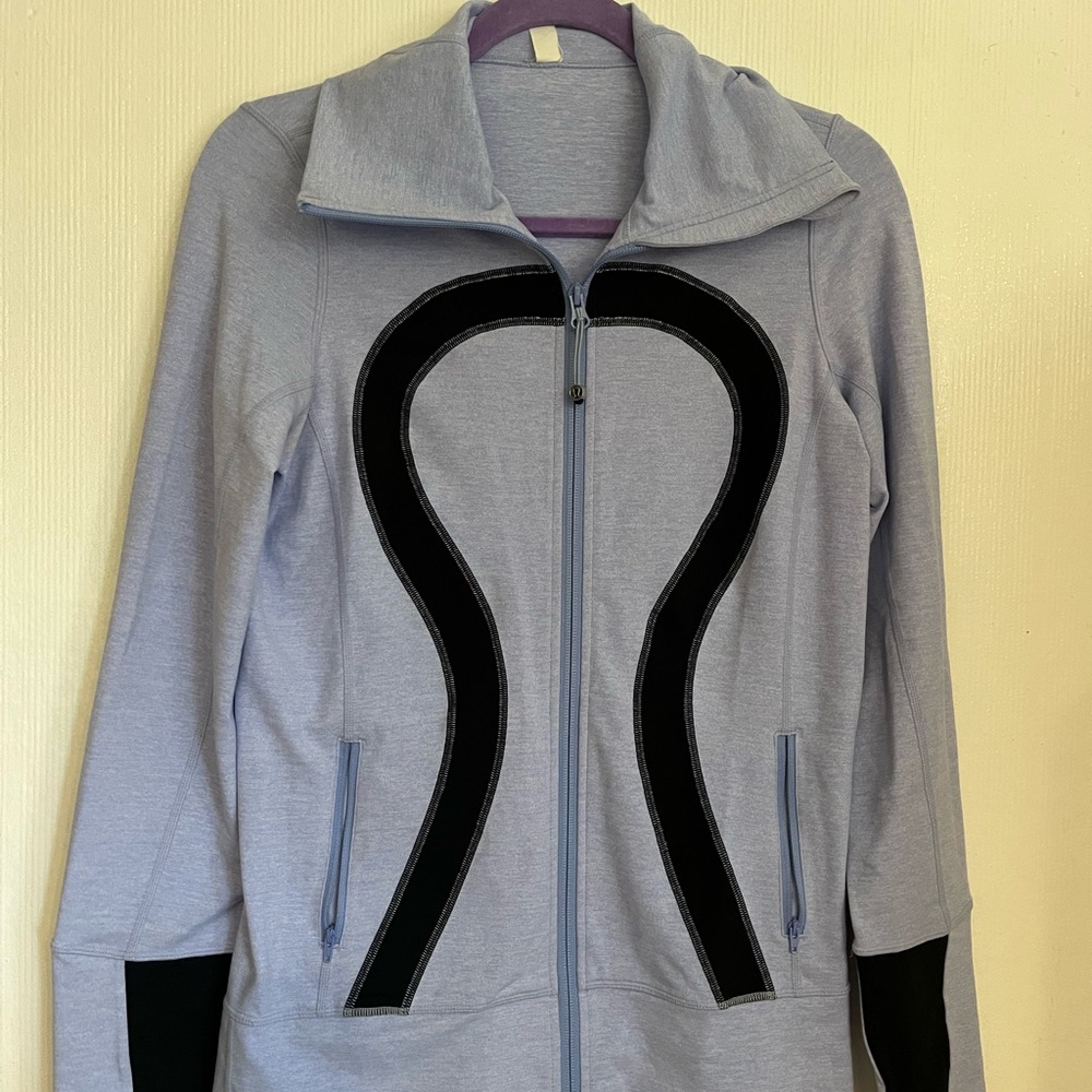 Lululemon Heathered Blue Athletic Top